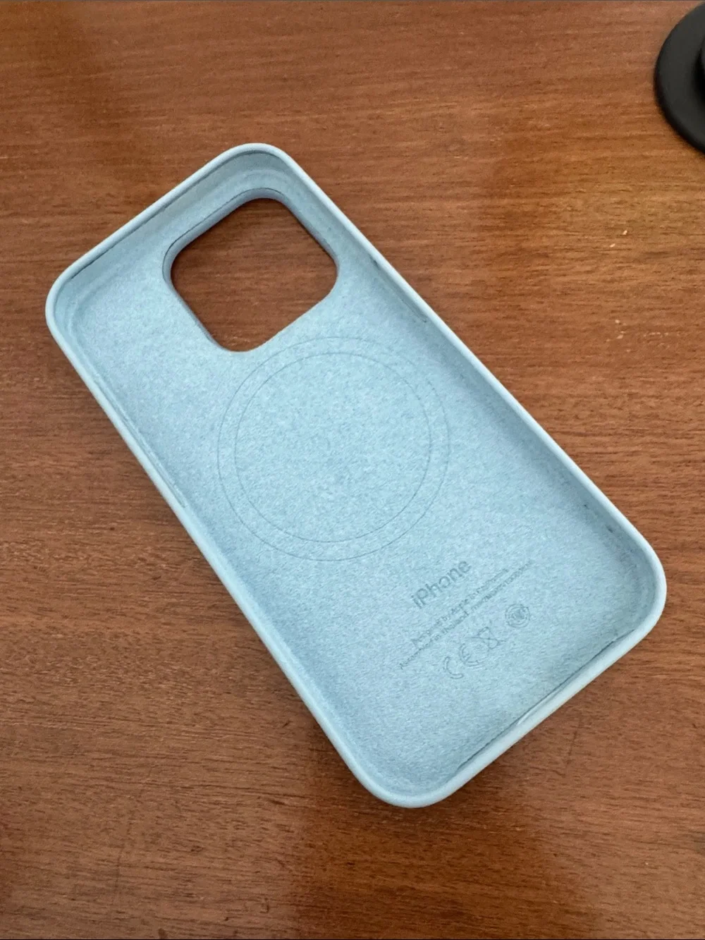 Apple Silicone iPhone Case - Light blue